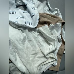 Infant onesies , size 3 mo. Bib included